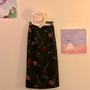 Floral Midi Skirt